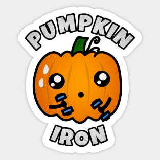 Pumpkin Iron Sticker